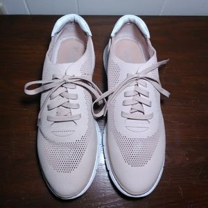 Vionic Pink Size 10 Fresh Joey Nubuck Leather Sneakers